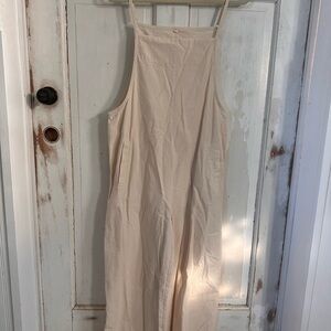 Cream Tank Jumpsuit